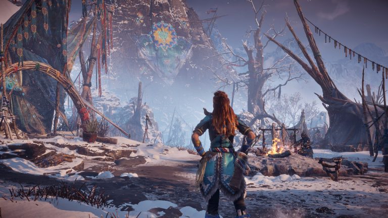 Horizon Zero Dawn The Frozen Wilds Trailer Den Of Geek