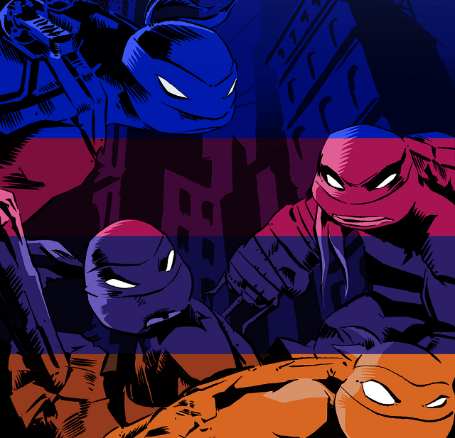 tmnt 4 turtles in time intro