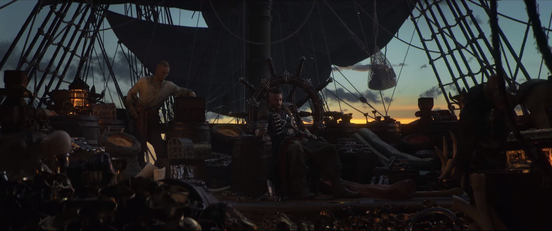 skull and bones trailer song