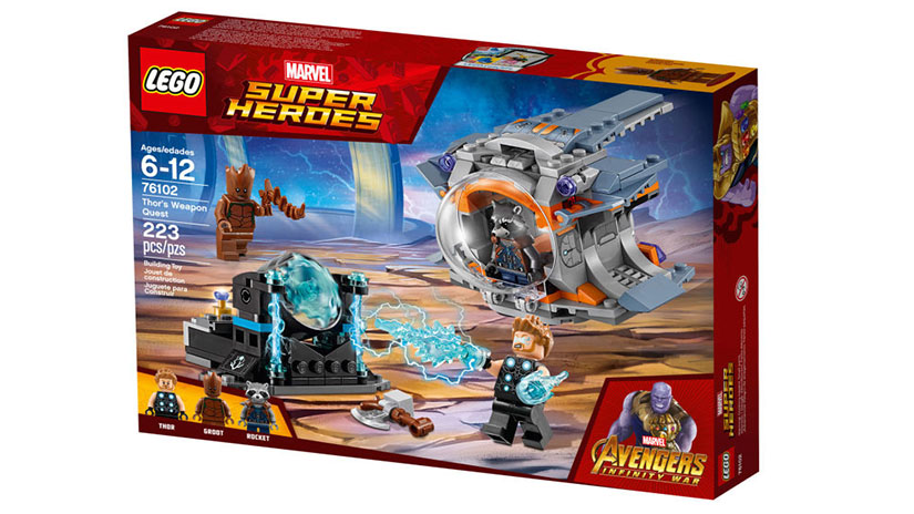 marvel lego sets infinity war