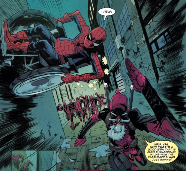 deadpool vs spiderman comic