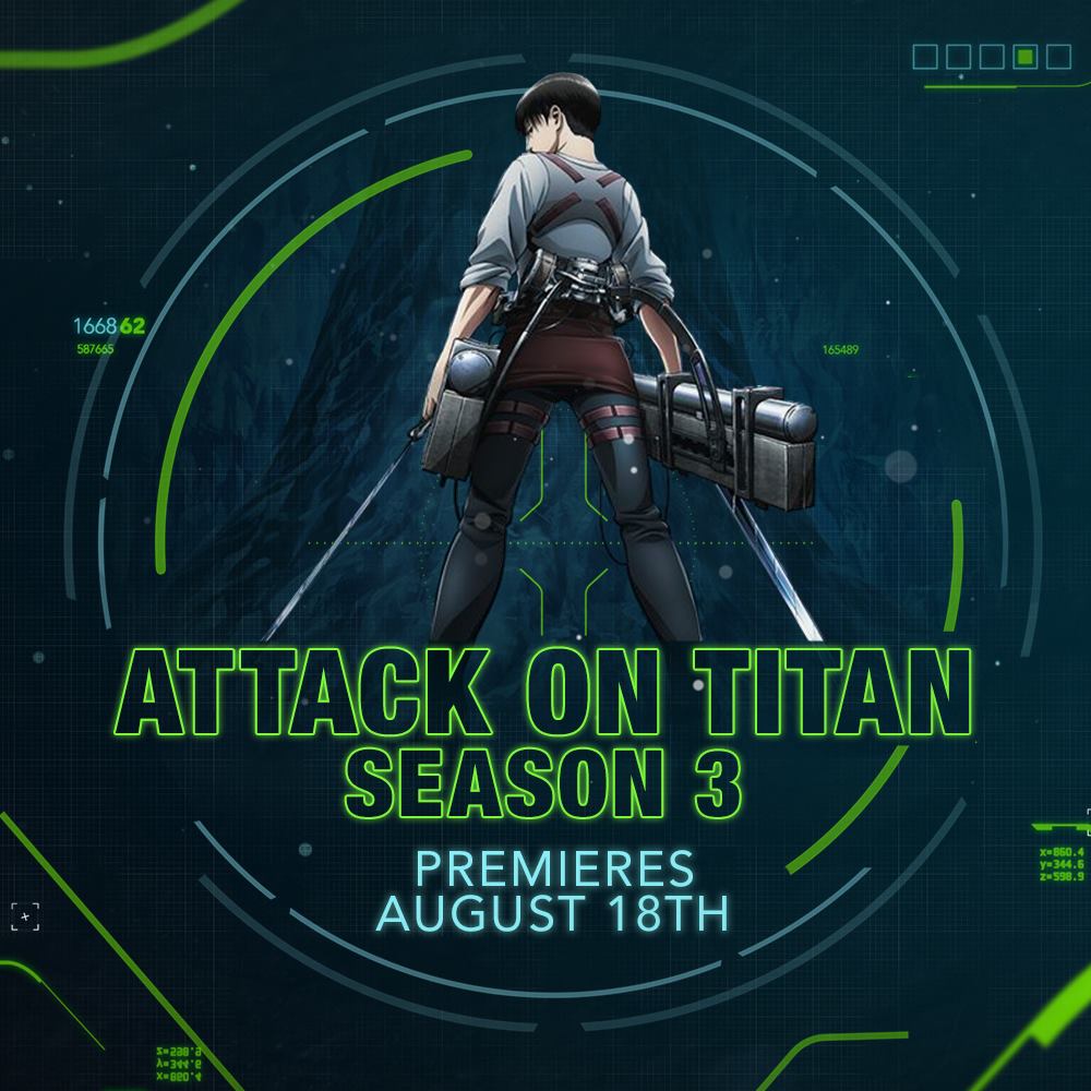 Attack On Titan Season 3 - New Visual & Date Revealed - Three If