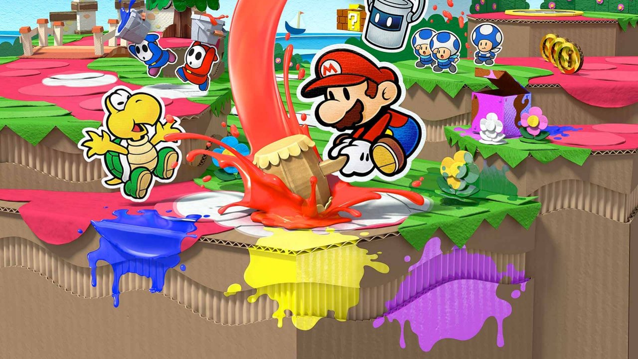 will paper mario color splash be on the switch