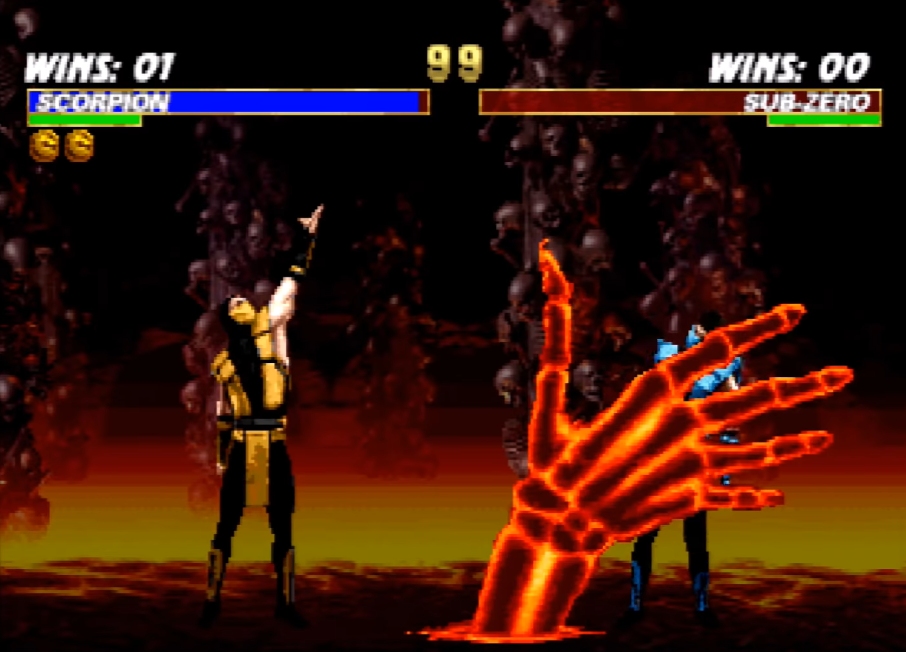 Sub Zero-Mortal Kombat x fatality shoot