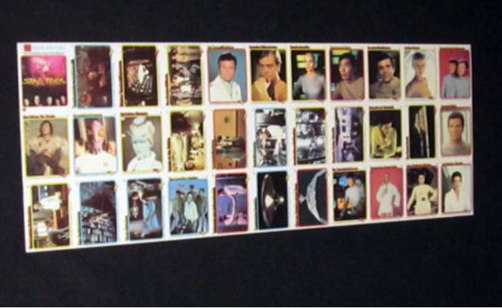 Star Trek: The Motion Picture: Uncut Trading Card Sheet