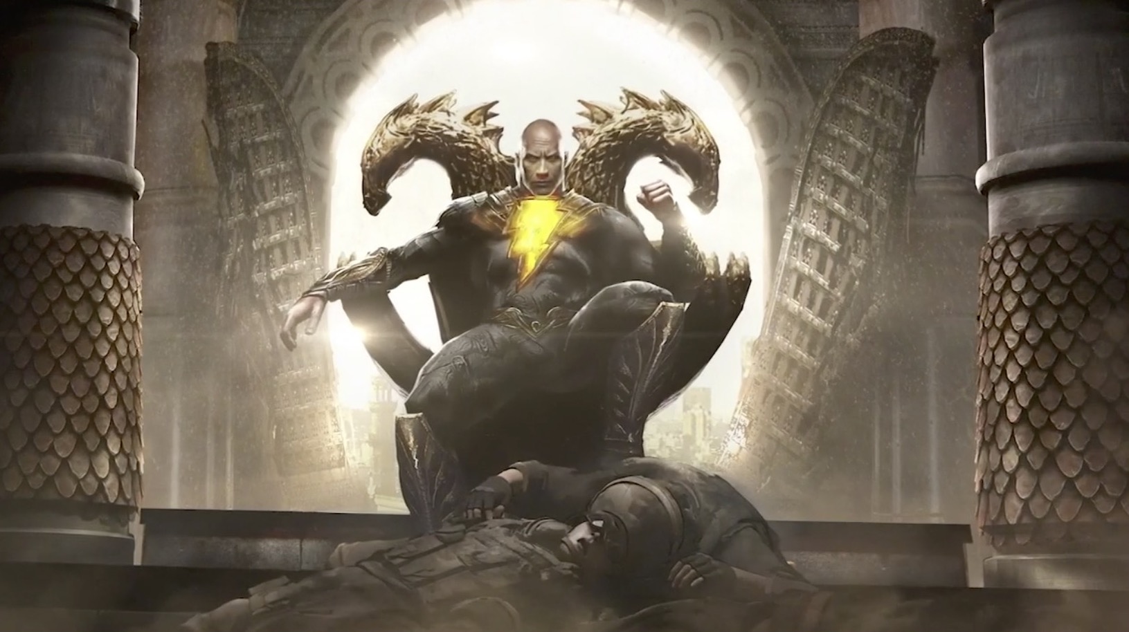 Black Adam Movie Concept Art Confirms Hawkman and the JSA | Den of Geek