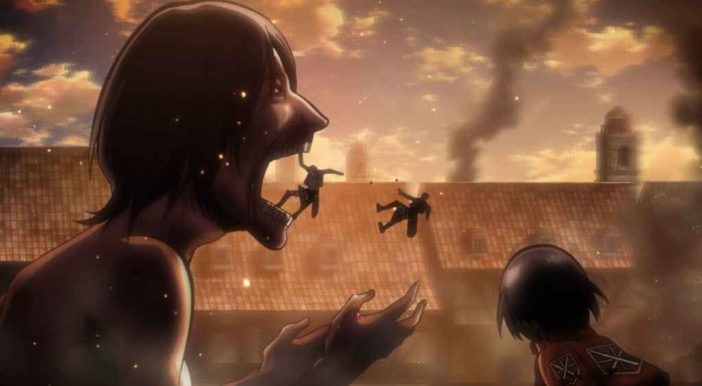 Best Horror Anime on Netflix - Attack on Titan