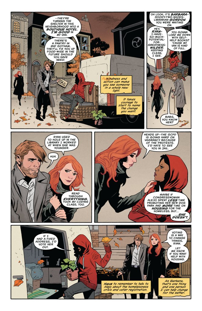 Barbara and Ryan meet in Batwoman #50