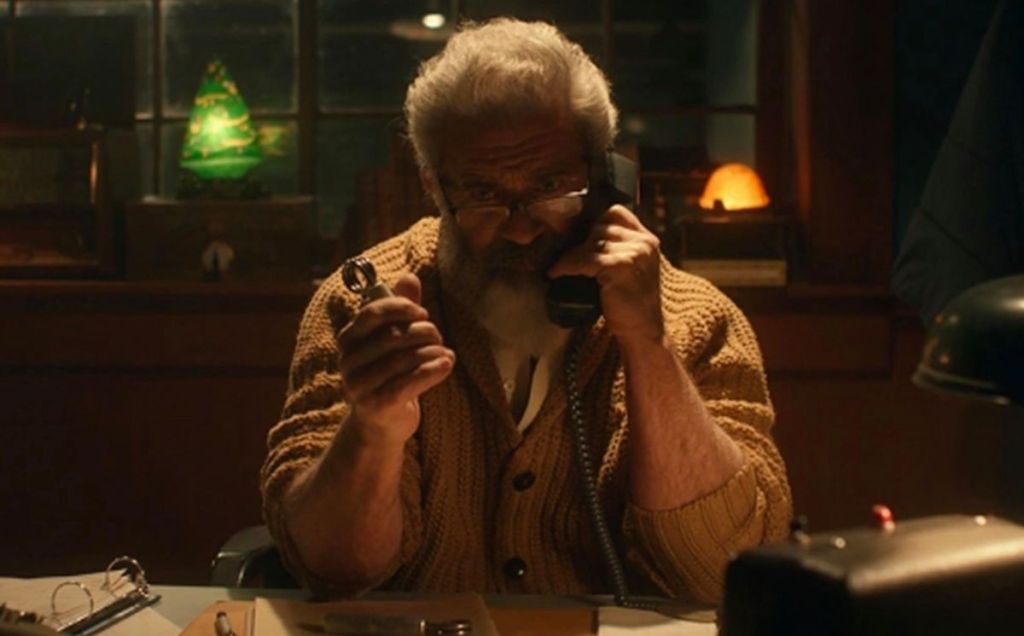 Mel Gibson como Papá Noel en Fatman