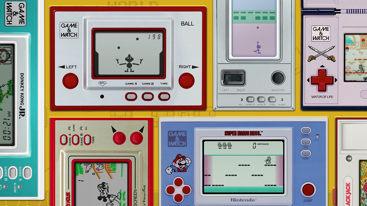 retro game and watch