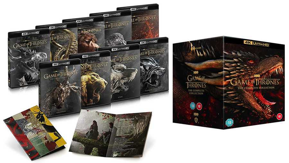 game of thrones blu ray box set