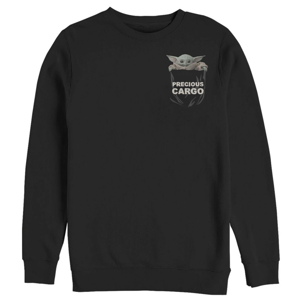 The Mandalorian Men's The Child Precious Cargo Pocket Sweatshirt