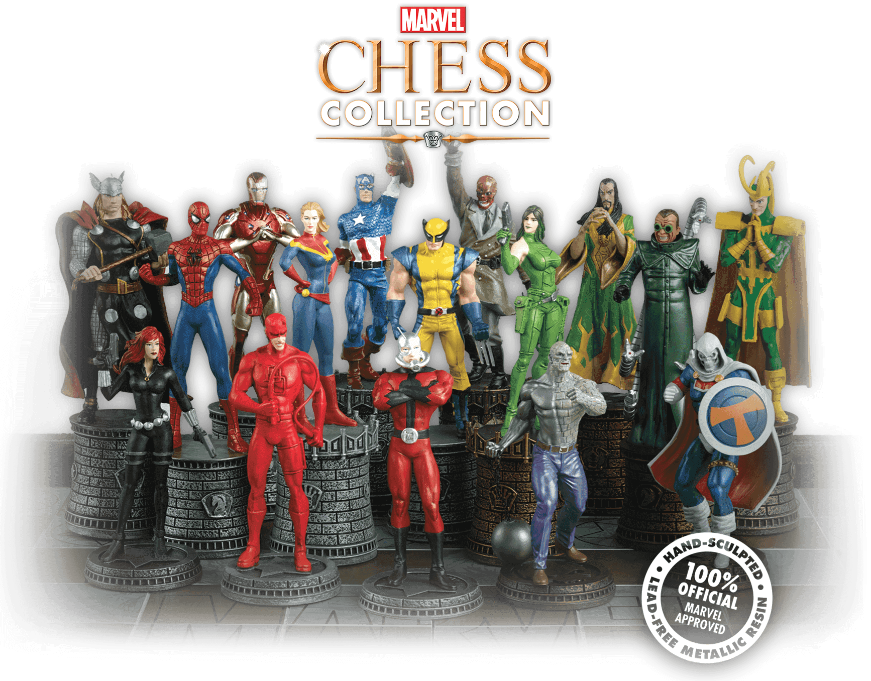 marvel chess set collection