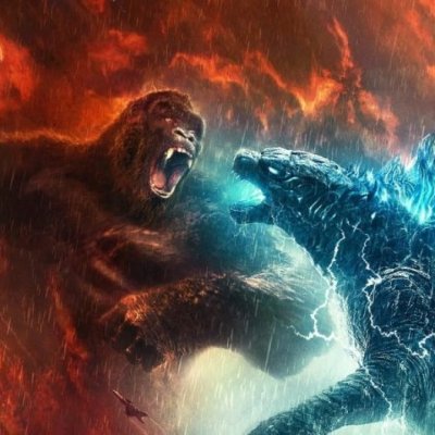 King Kong Punches Godzilla in the face in Godzilla vs. Kong