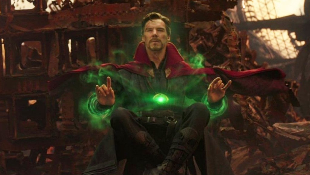 Benedict Cumberbatch as Doctor Strange in Avengers: Infinity War.