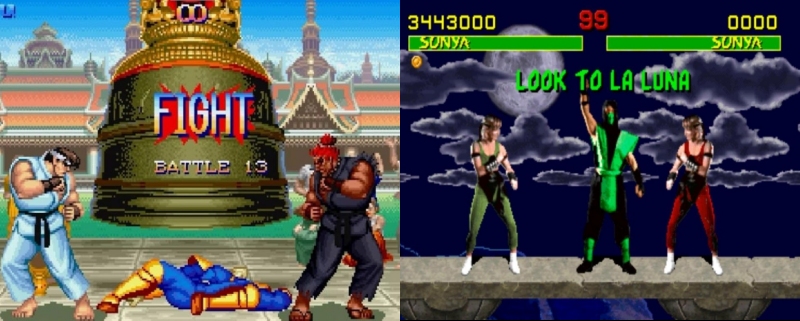 Mortal kombat vs street fighter