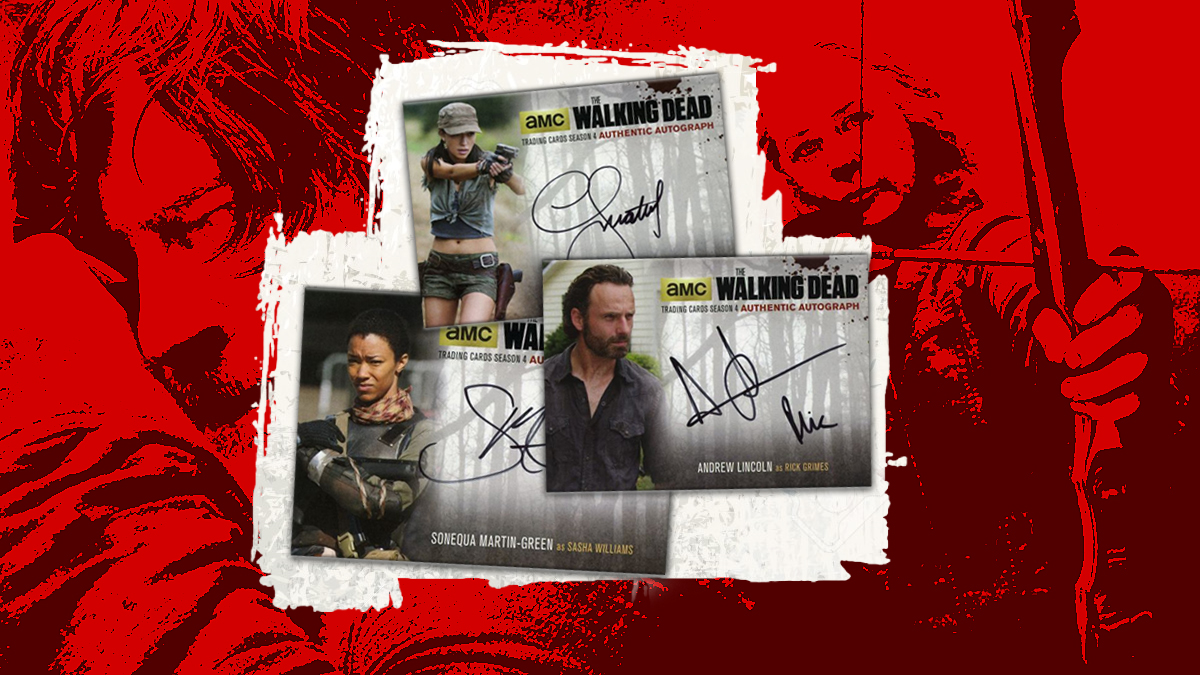 The Walking Dead Wallet Cards