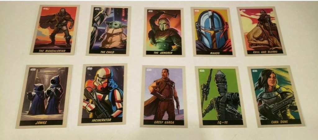 the mandalorian topps cards