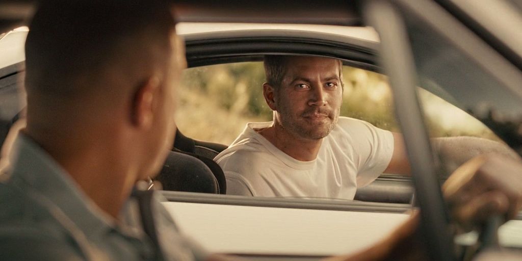 Paul Walker and Vin Diesel in Furious 7