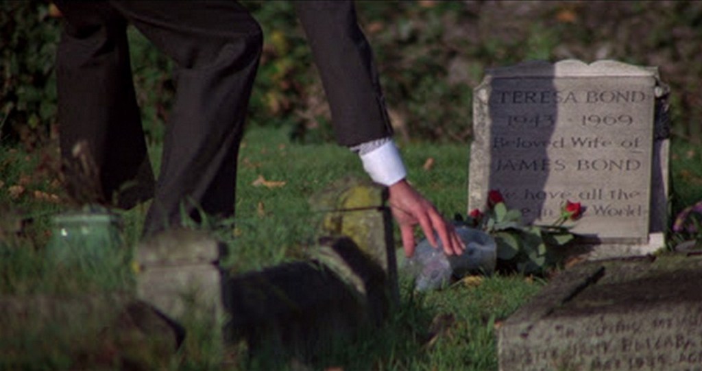 Bond at Tracy's grave in For Your Eyes Only