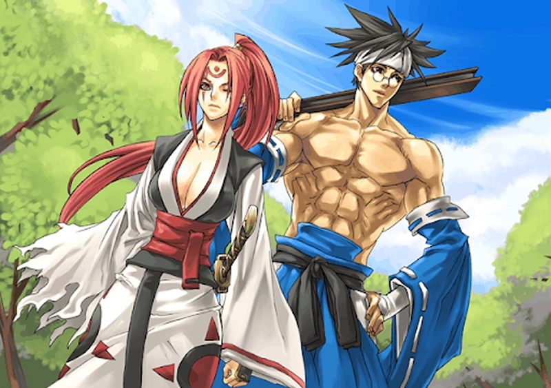 Baiken and Anji Mito from Guilty Gear