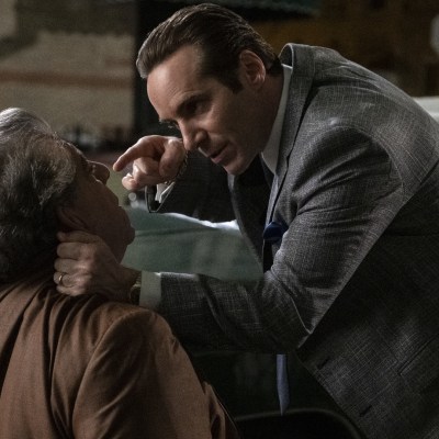 (L-r) JOEY COCO DIAZ as Buddha and ALESSANDRO NIVOLA as Dickie Moltisanti in New Line Cinema and Home Box Office’s mob drama “THE MANY SAINTS OF NEWARK,” a Warner Bros. Pictures release.