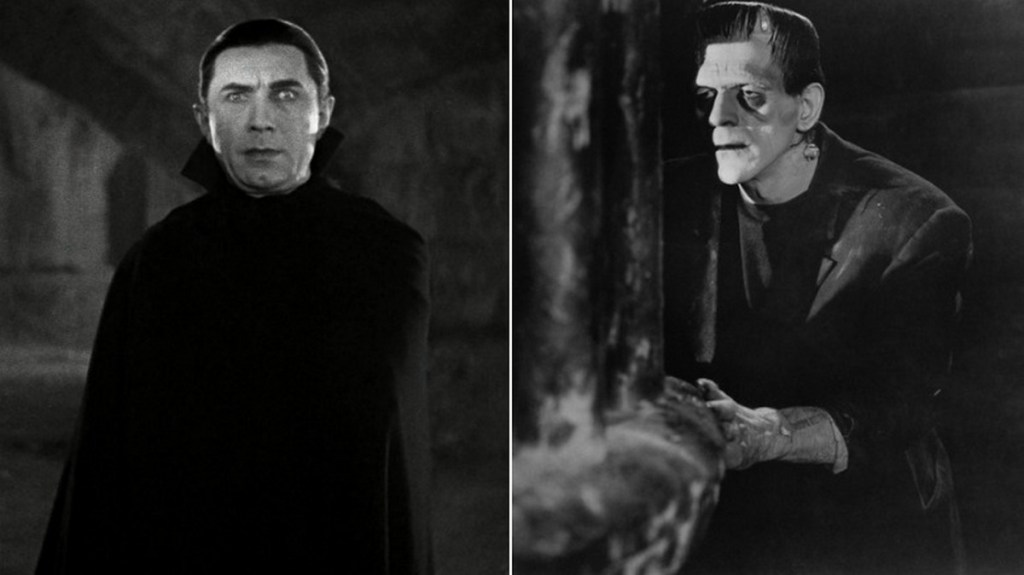 Dracula and Frankenstein's monster