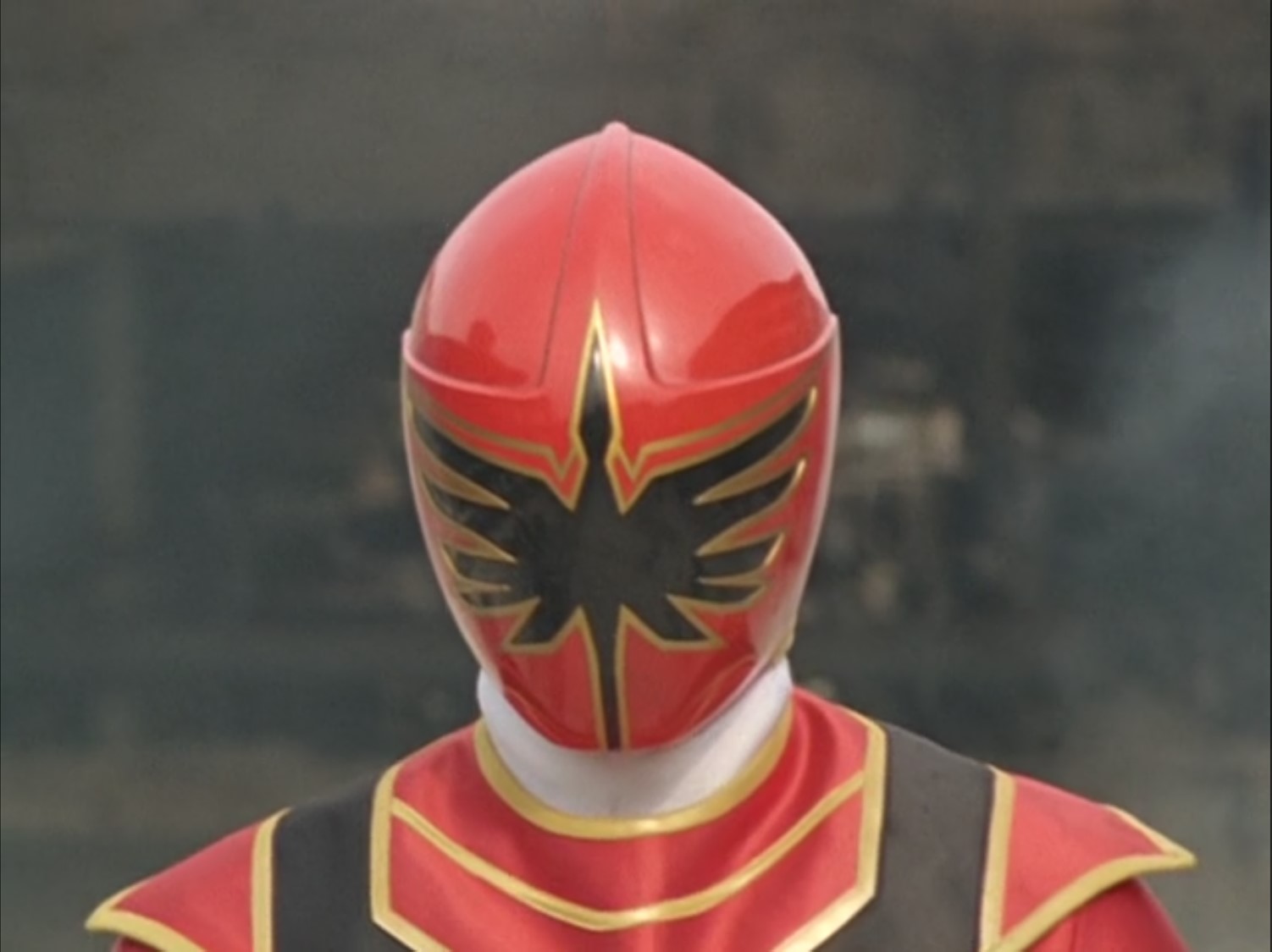 red power ranger megaforce face