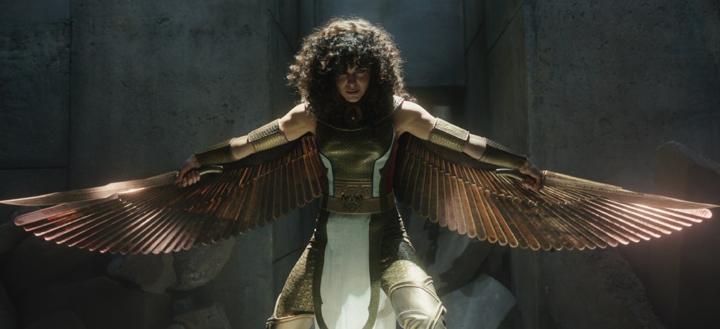 May Calamawy as Scarlet Scarab in Moon Knight