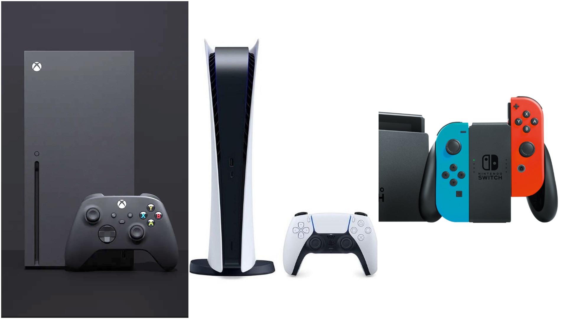 Consolas PS5, Switch, Xbox Series X