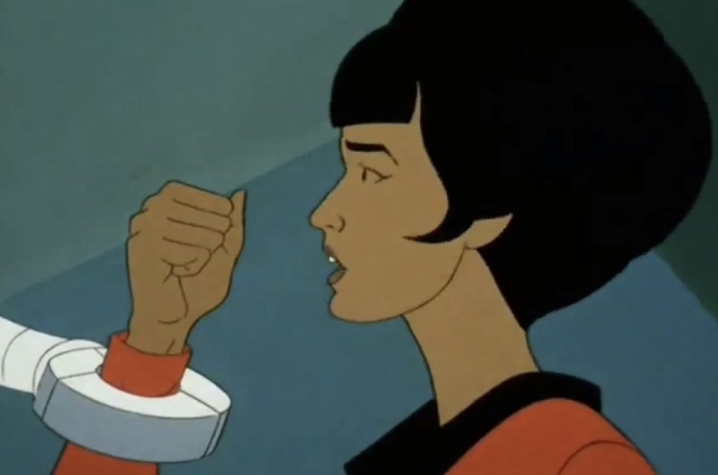 Star Trek: The Animated Series エピソードの Uhura としての Nichelle Nichols "ワンス・アポン・ア・プラネット"