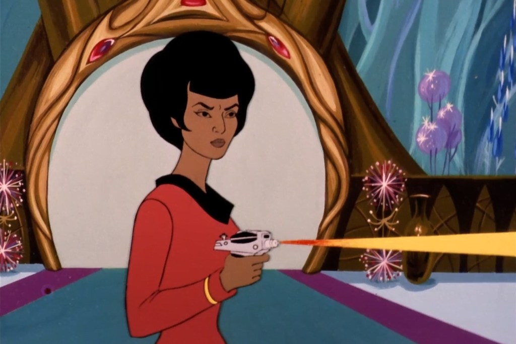 Star Trek: The Animated Series エピソードの Uhura としての Nichelle Nichols "女だけの星"