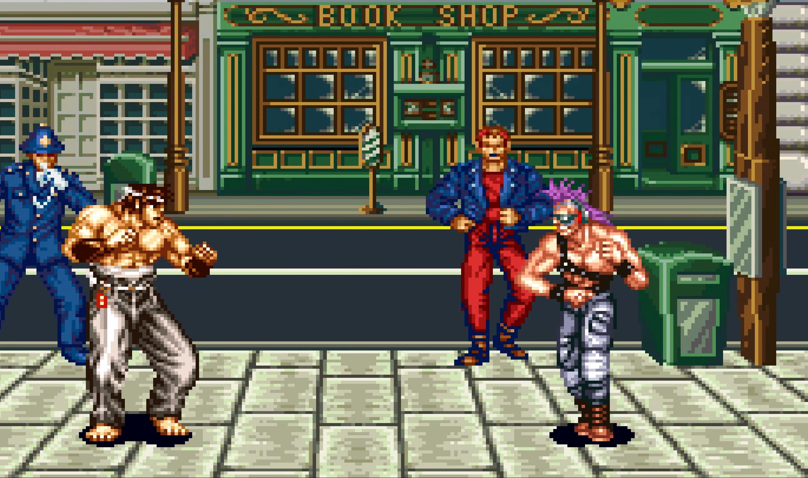 90s fighting video game