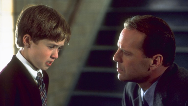 Bruce Willis and Haley Joel Osment in The Sixth Sense