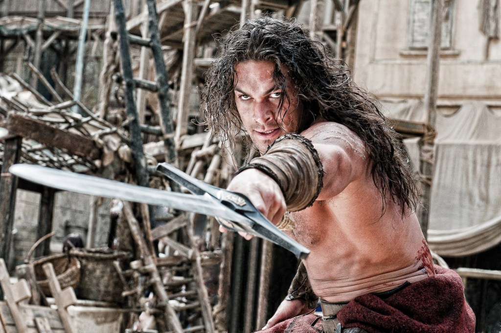 Jason Momoa in Conan the Barbarian