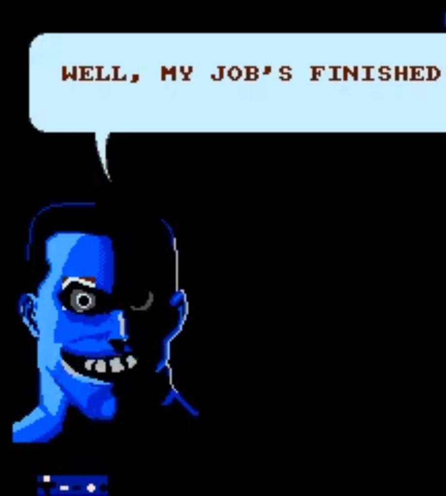 The Punisher NES Ending Screen