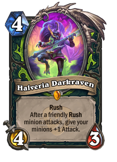 Halveria Darkraven Hearthstone