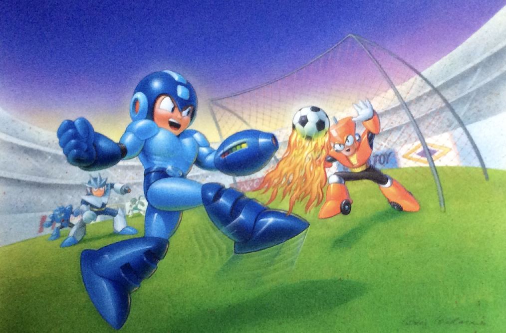 Mega Man Soccer SNES