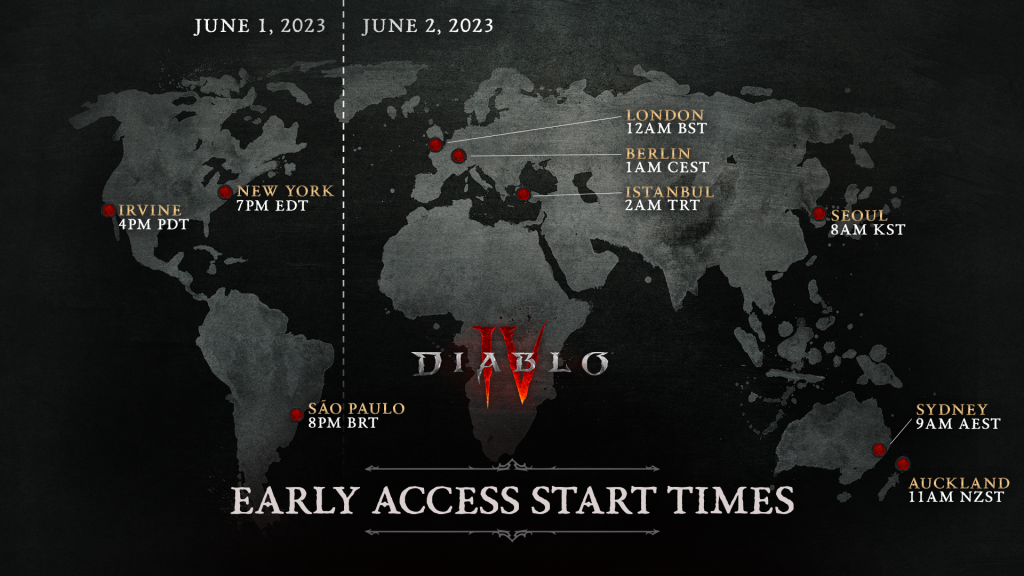 Diablo 4 release date and times, early access: when can you start