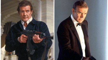 Roger Moore vs Sean Connery as 007