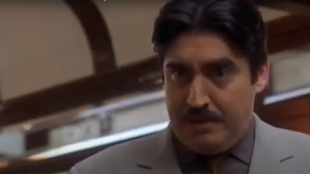 Alfred Molina as Poirot screengrab