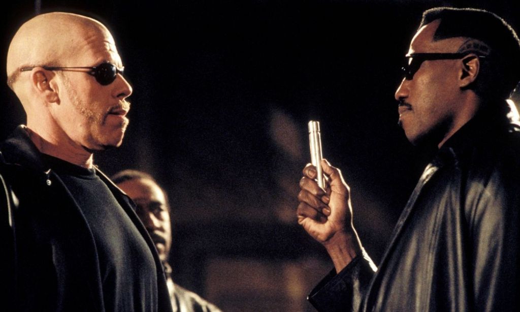 Wesley Snipes und Ron Perlman in Blade II