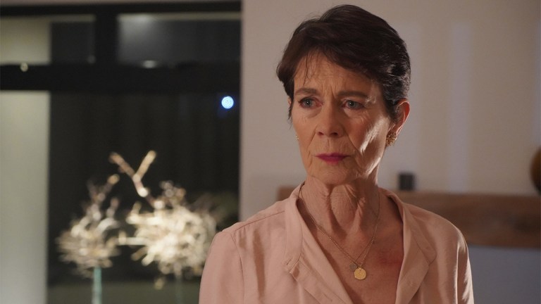 Celia Imrie as Rose Fairchild in BBC Wales drama Keeping Faith