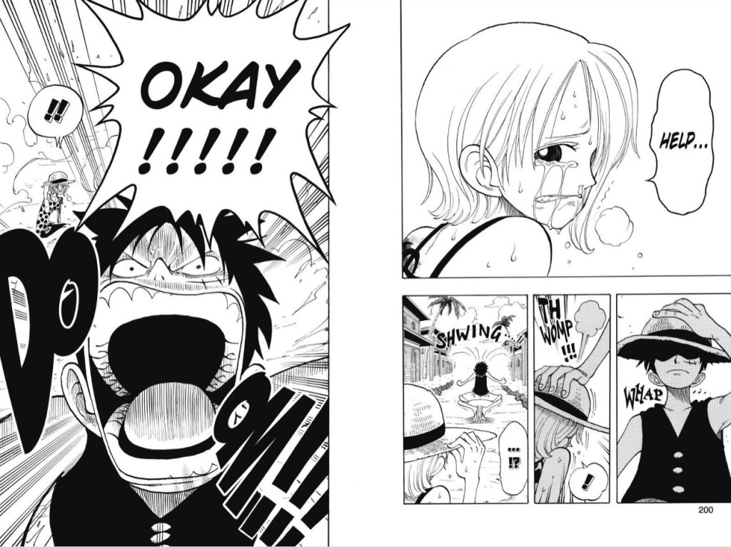 Nami asks Luffy for Help. #OnePiece #Anime #Luffy #Manga #EiichiroOda 