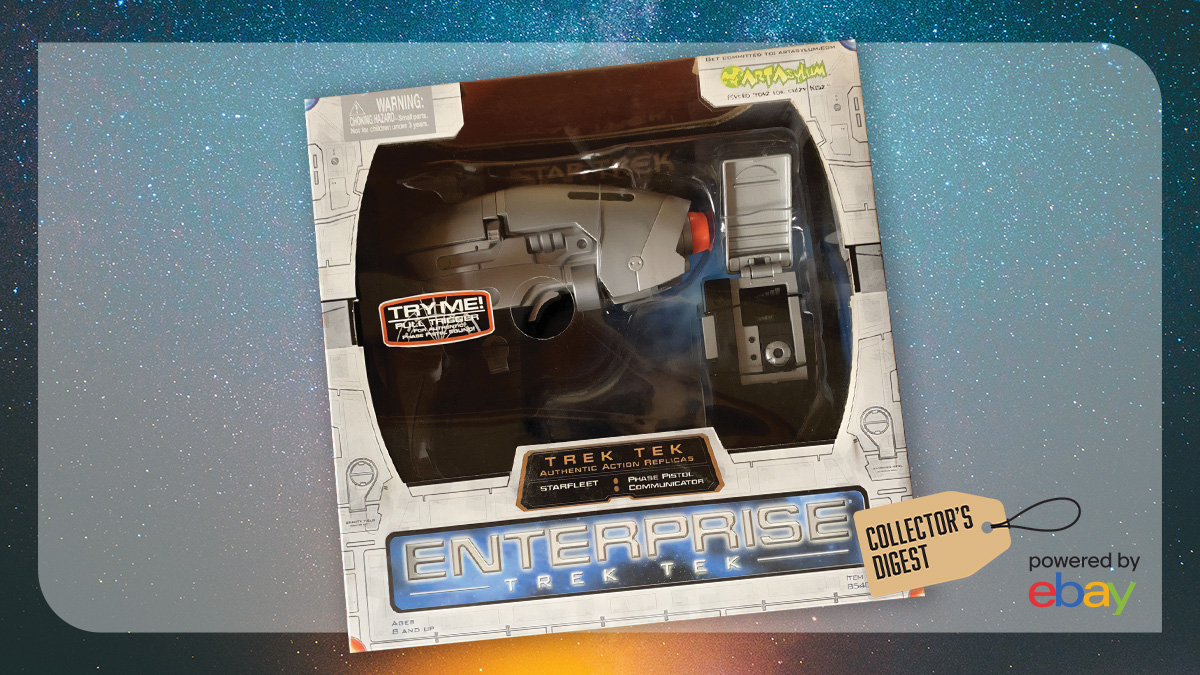 STAR TREK ENTERPRISE TREK hot TEK: Starfleet Phase Pistol and Communicator