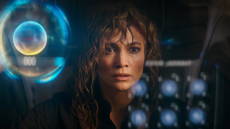 Atlas. Jennifer Lopez as Atlas Shepherd. Cr. Courtesy of Netflix ©2024.