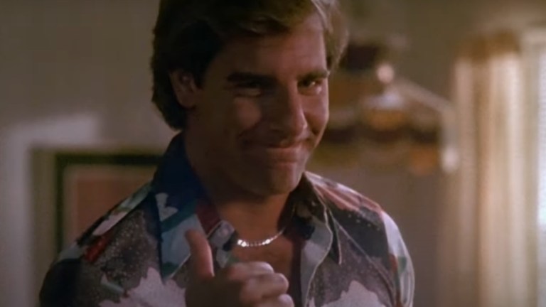 Sam (Scott Bakula) in Quantum Leap giving a thumbs up.