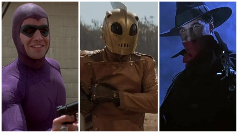 Pulp Heroes of the 90s Movies including The Rocketeer and The Shadow