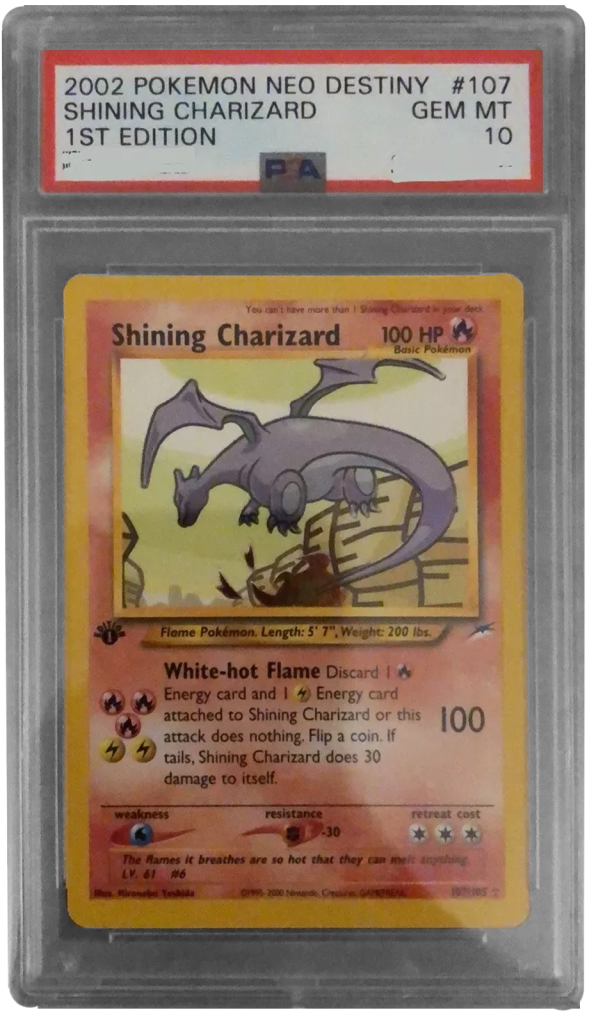 Charizard fashion Shiny charzard from shining faith