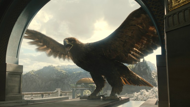 Eagle in Numenor in The Rings of Power Season 2